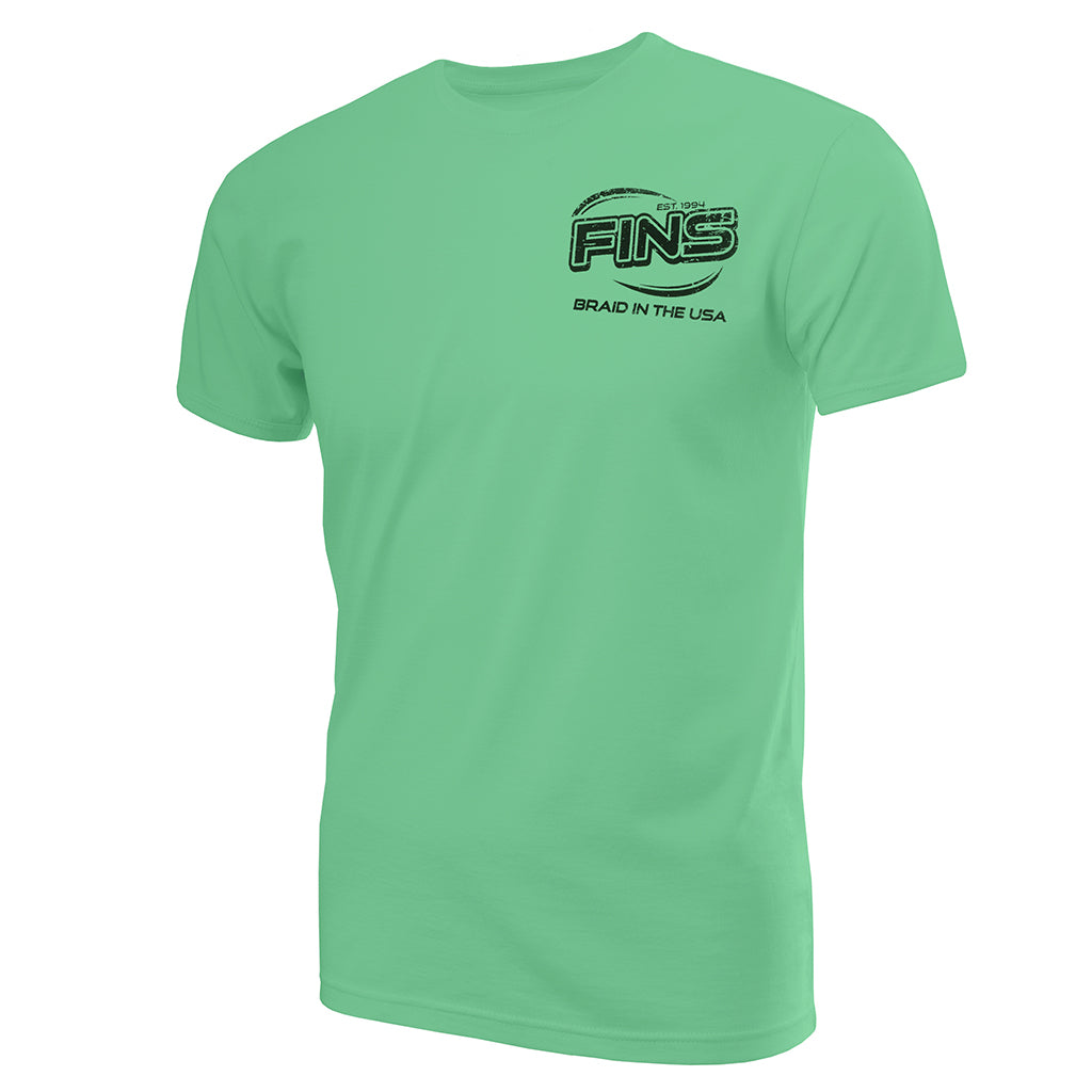 FINS Braid in the USA Short Sleeve T-Shirt