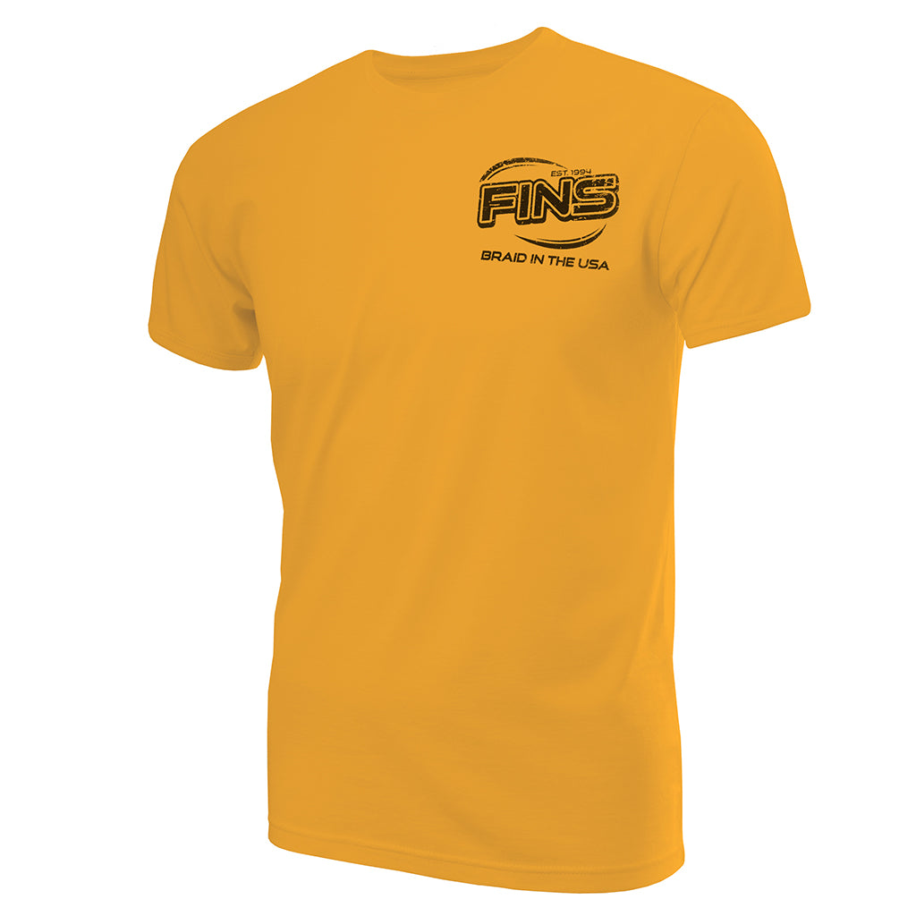 FINS Braid in the USA Short Sleeve T-Shirt