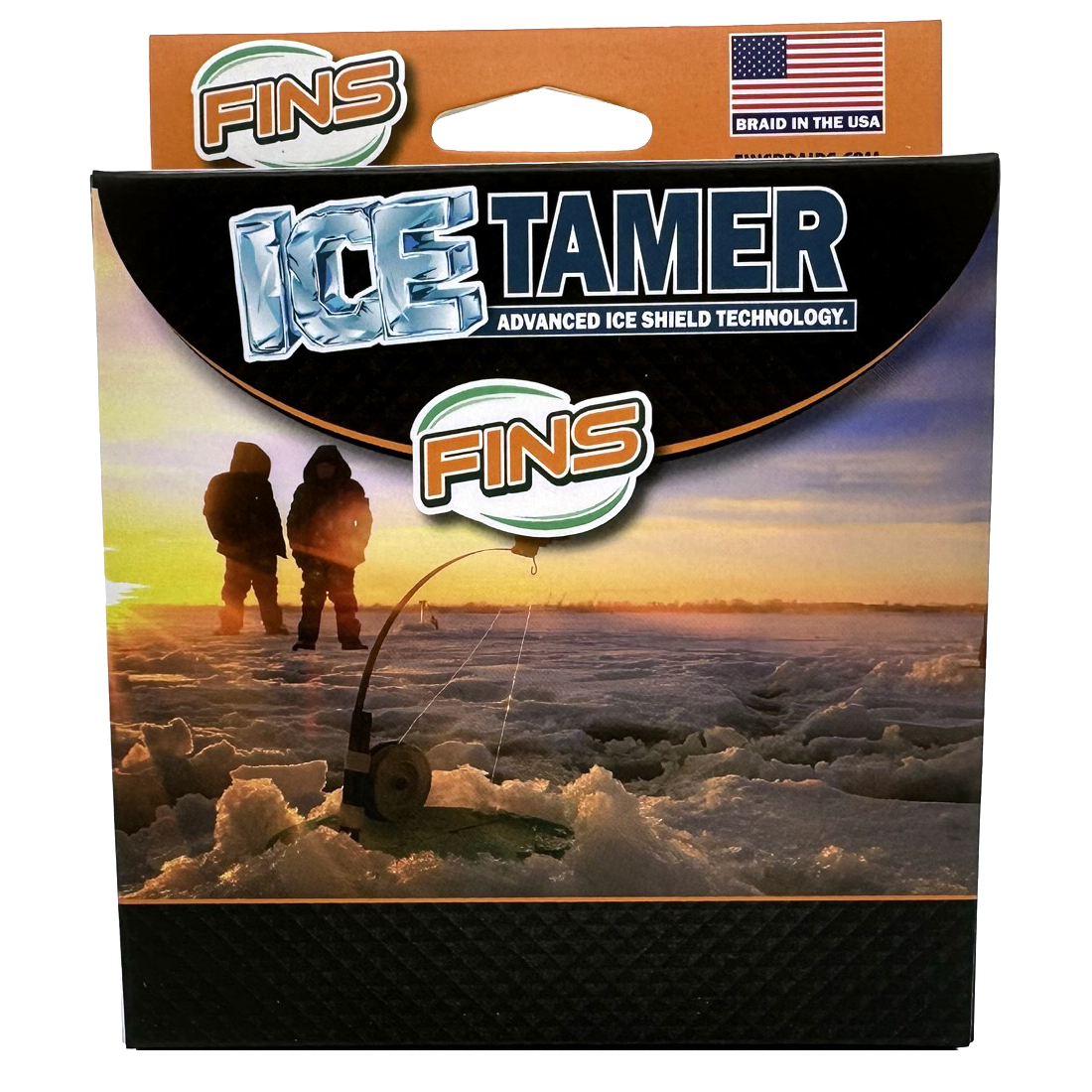 Box front Icetamer Braid for Ice Fishing