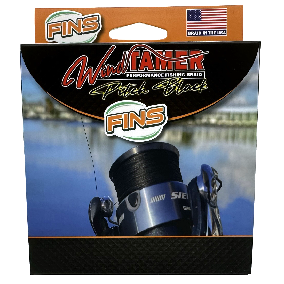 Windtamer Pitch Black Braided Fishing Line