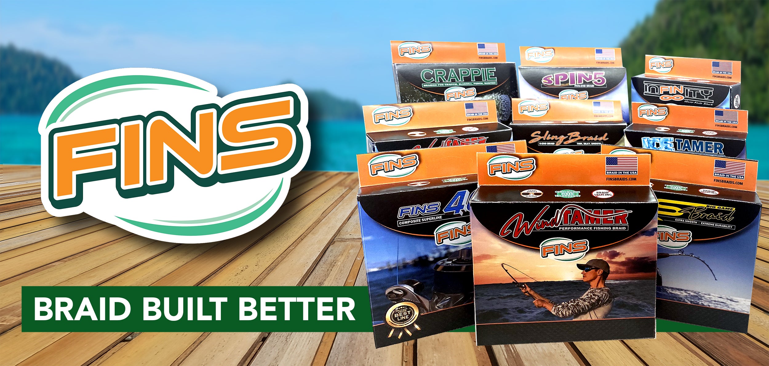 Free Holiday Shipping on FINS Braids