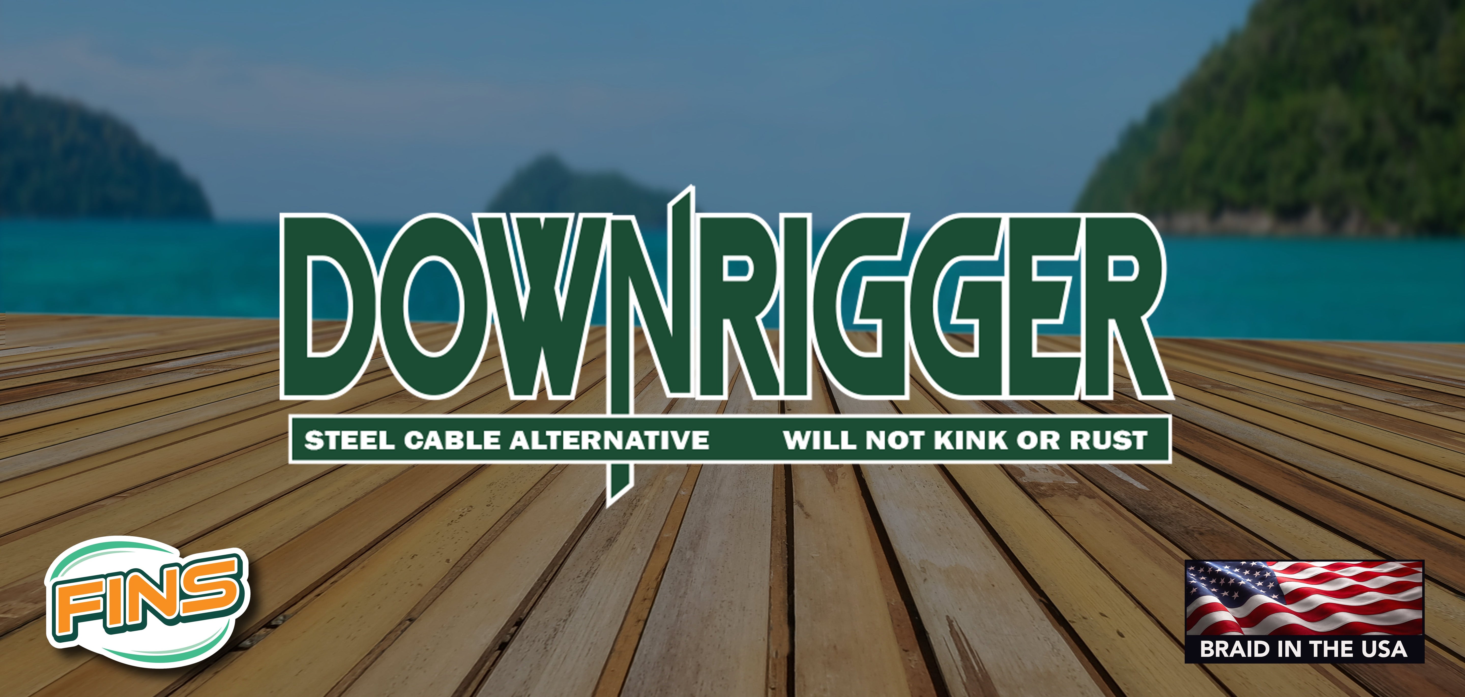 FINS Downrigger Braid