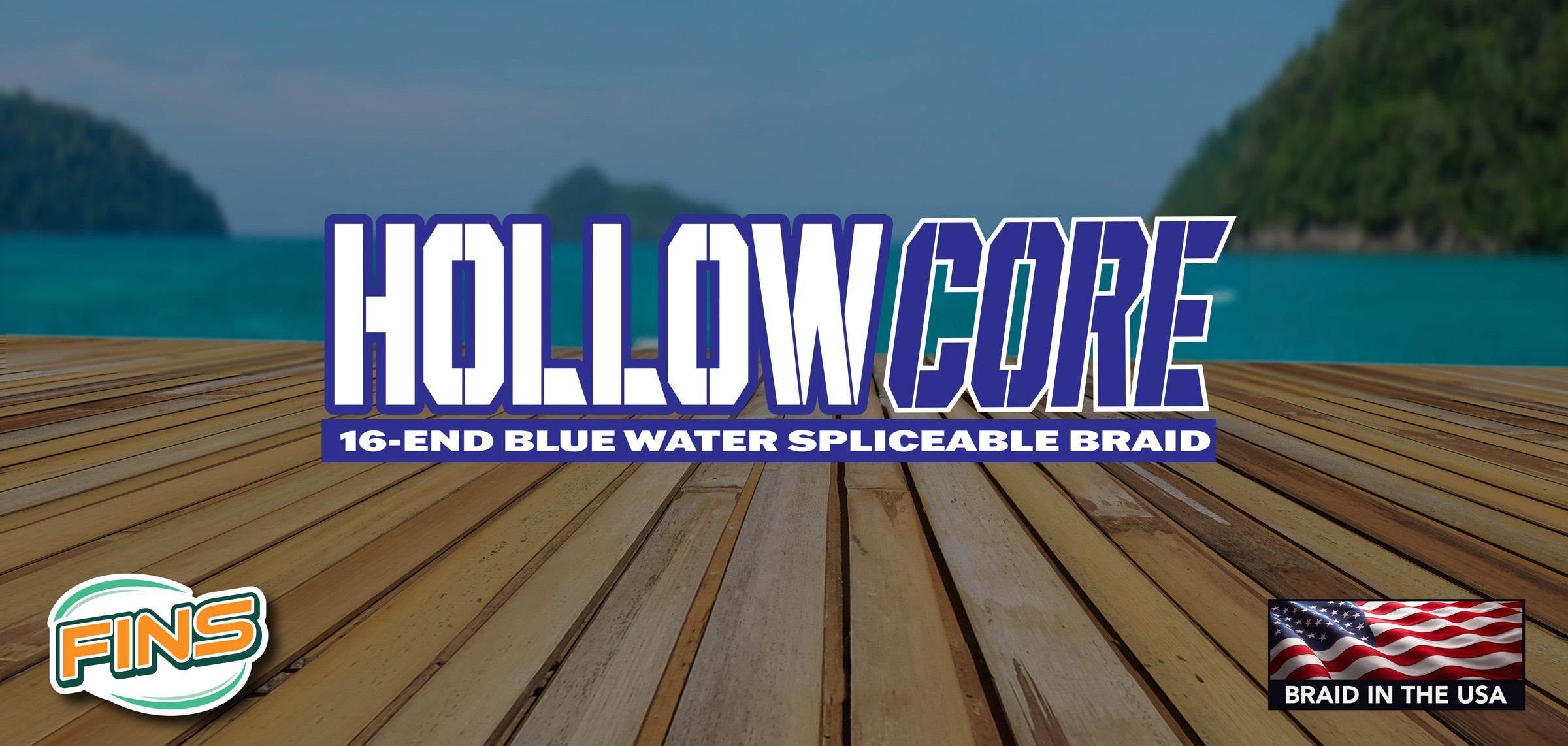FINS Hollow Core braids made in the USA