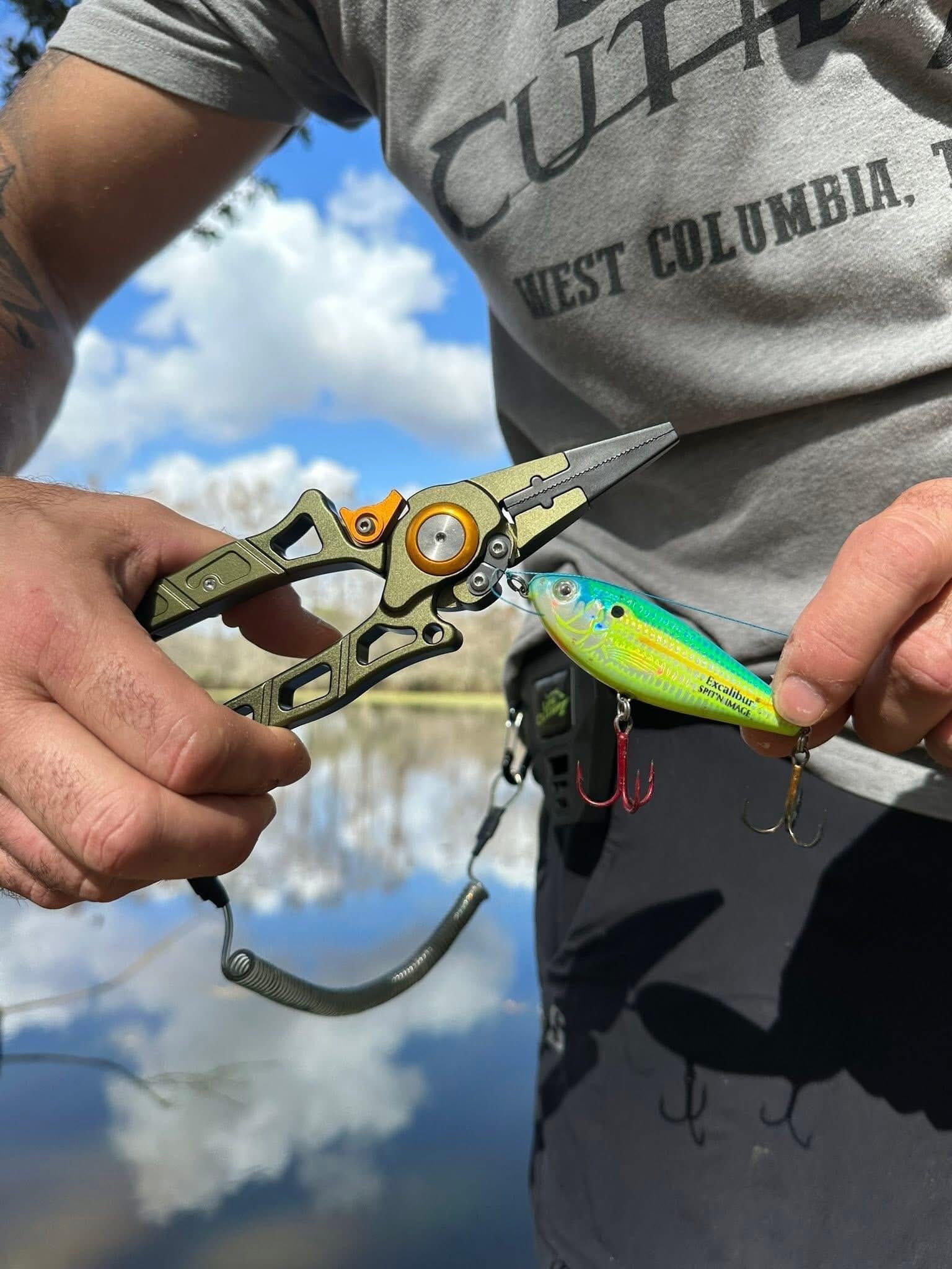 Line Cutterz™ Elite Fishing Pliers with Patented Ceramic Line Cutter