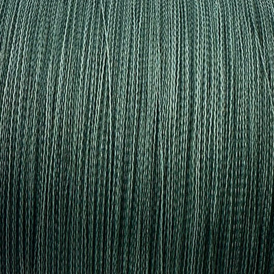 Green Crappie Braid ultralight diameter, braided for fishing line for crappie, bluegill, perch, sunfish.