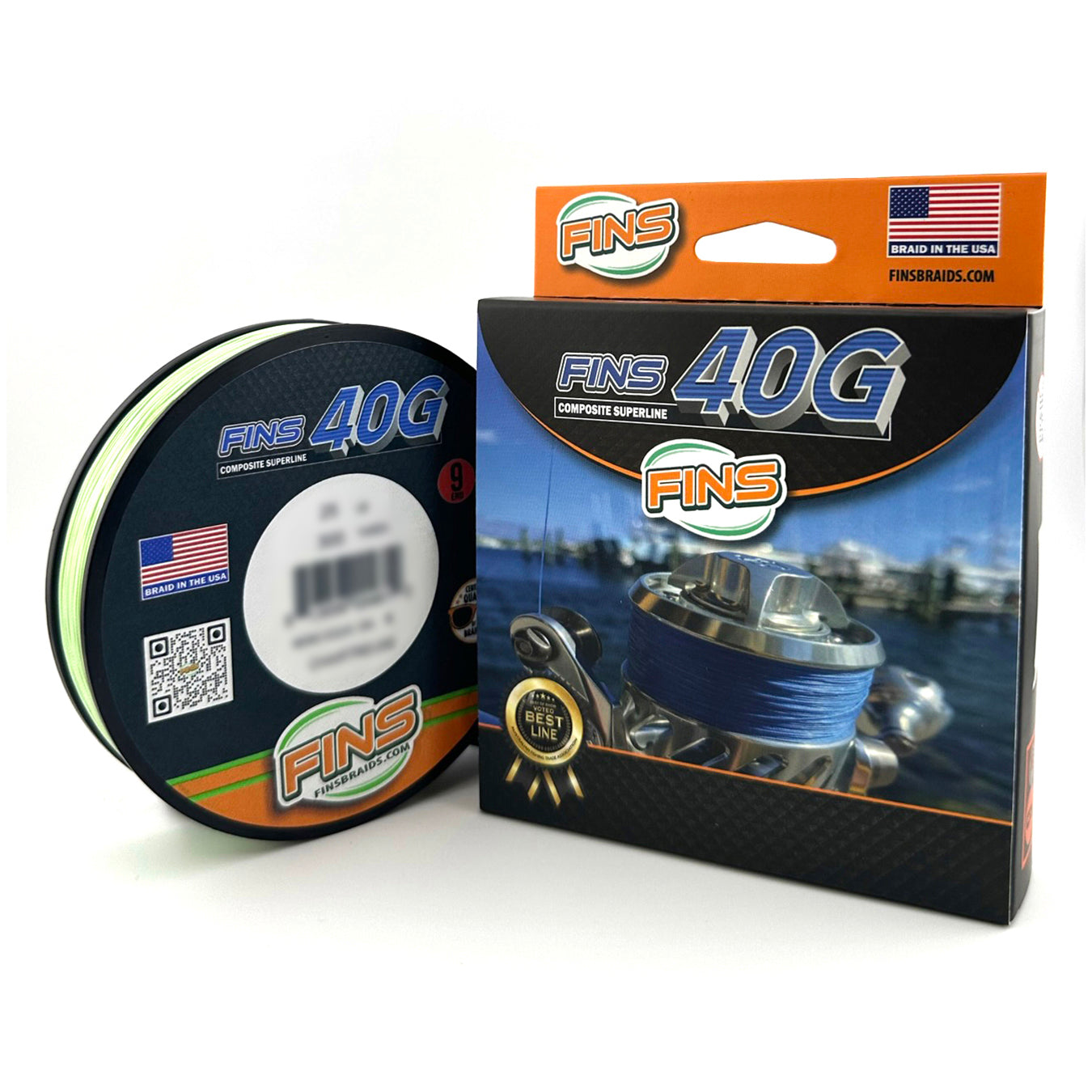 40G Fishing Braid Chartreuse / 65 lb. / 150 yards