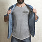  FINS Braid in the USA Grey Short Sleeve T-Shirt