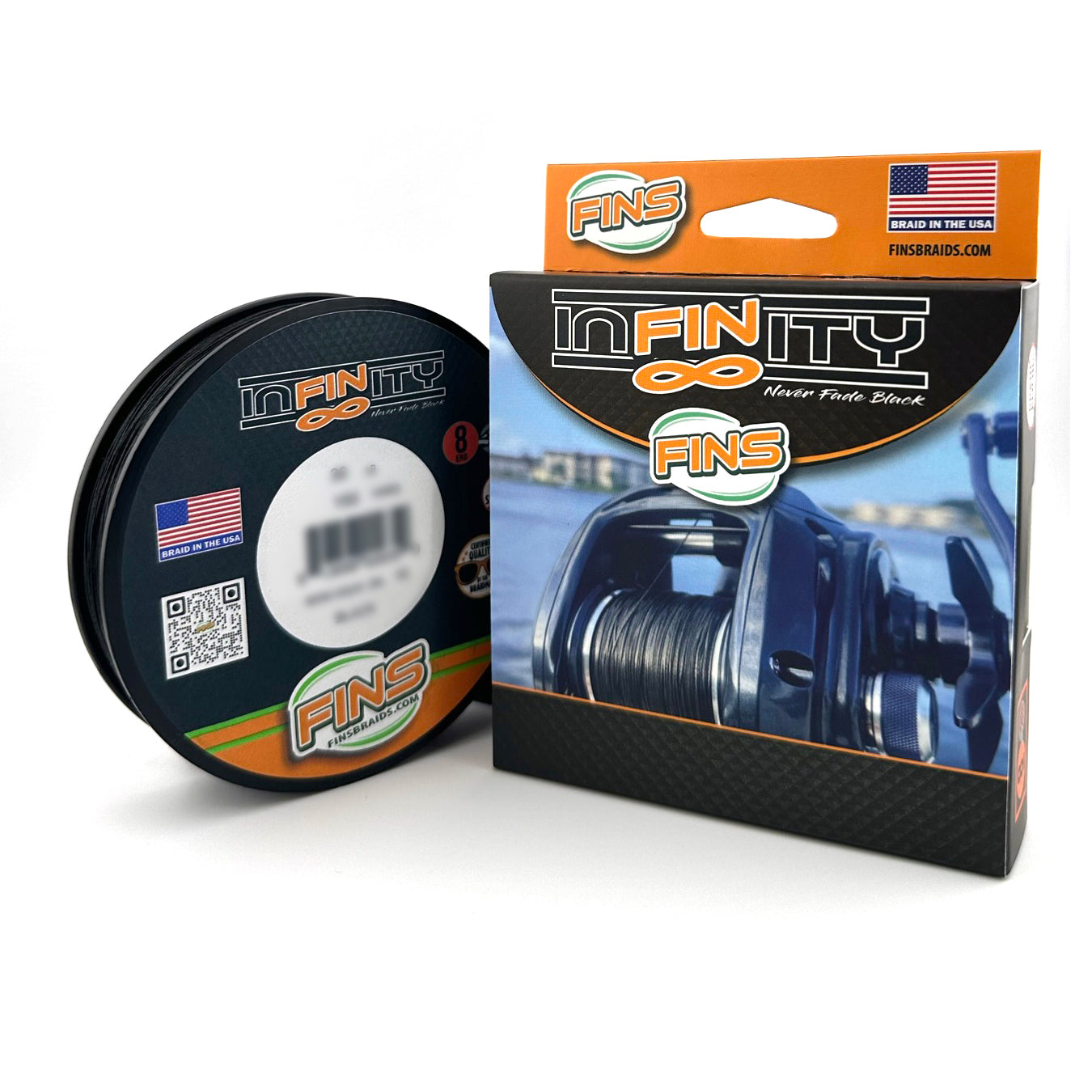 FINS Infinity Braid 20lb 150yd FINS Infinity Braid 20lb 150yd