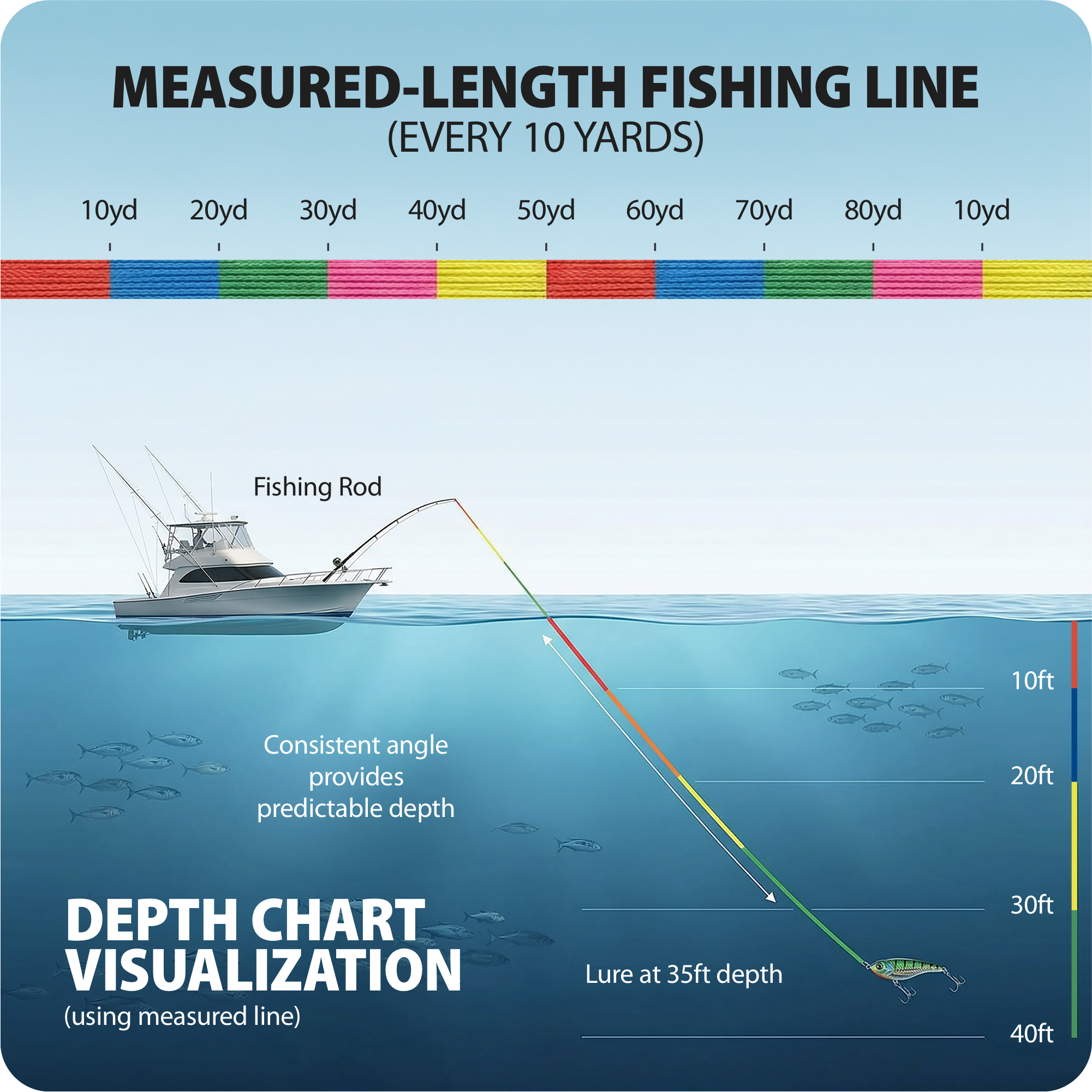 best poles for lead core fishing line Sufix Performance 100 Yards Metered (12-Pounds) : Lead Core Trolling Line : Sports & Outdoors Reaction Tackle Woodstock Metered Lead Core Trolling