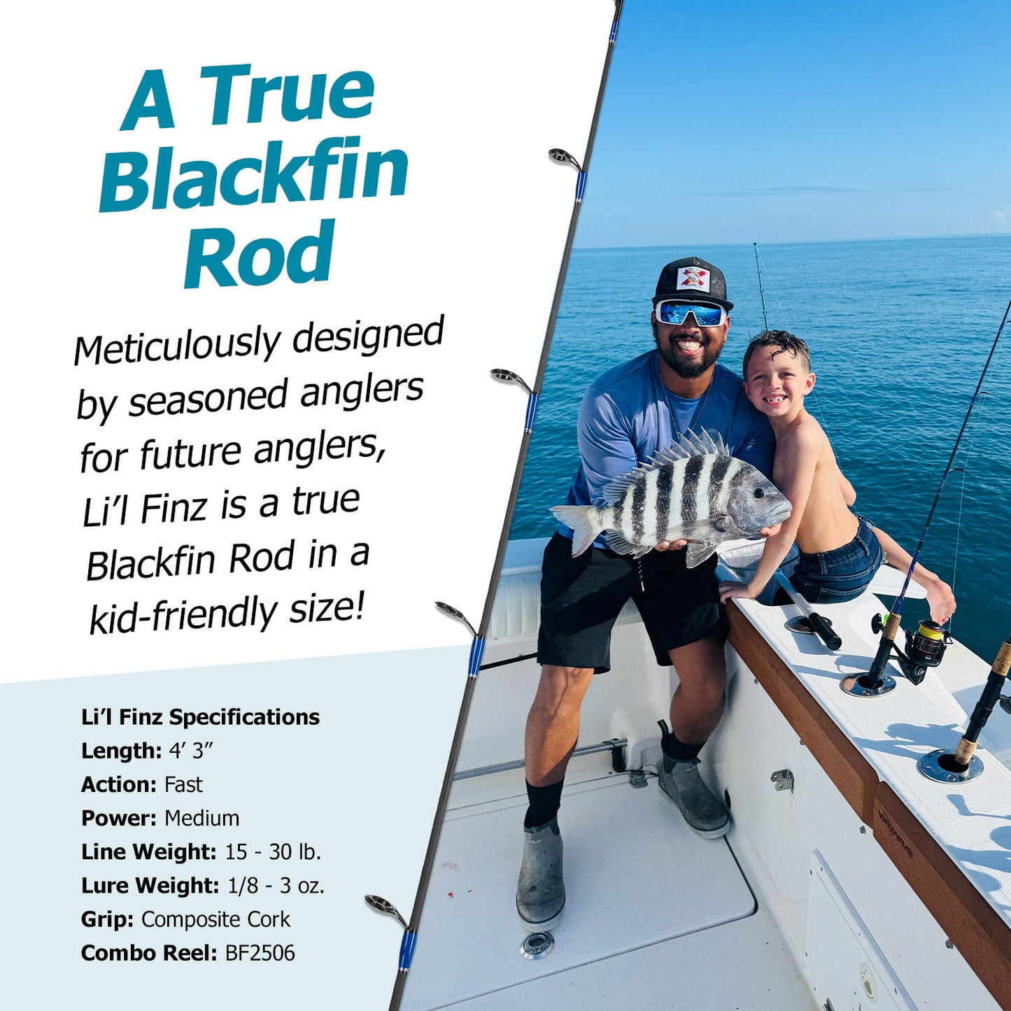 Li'l Finz Kids Spinning Rod