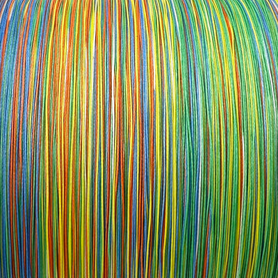 metered colored fishing braid
