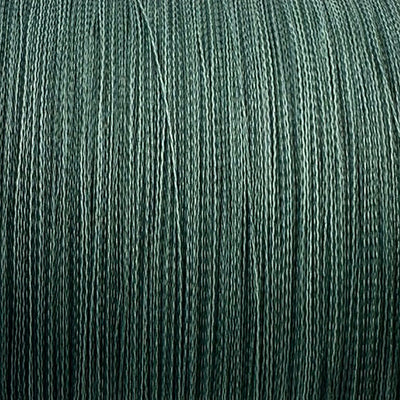 Dark Green Fishing Braid FINS XS Big Game Braid is a high quality 8-end braid, made in the USA!