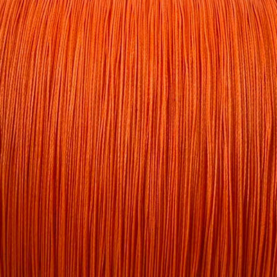 Bright Orange Fishing Braid FINS XS Big Game Braid is a high quality 8-end braid, made in the USA!
