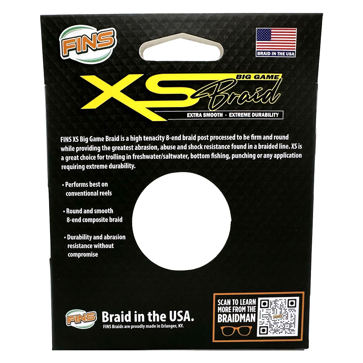 XS Big Game Braided Fishing Line Pound Test 50-80