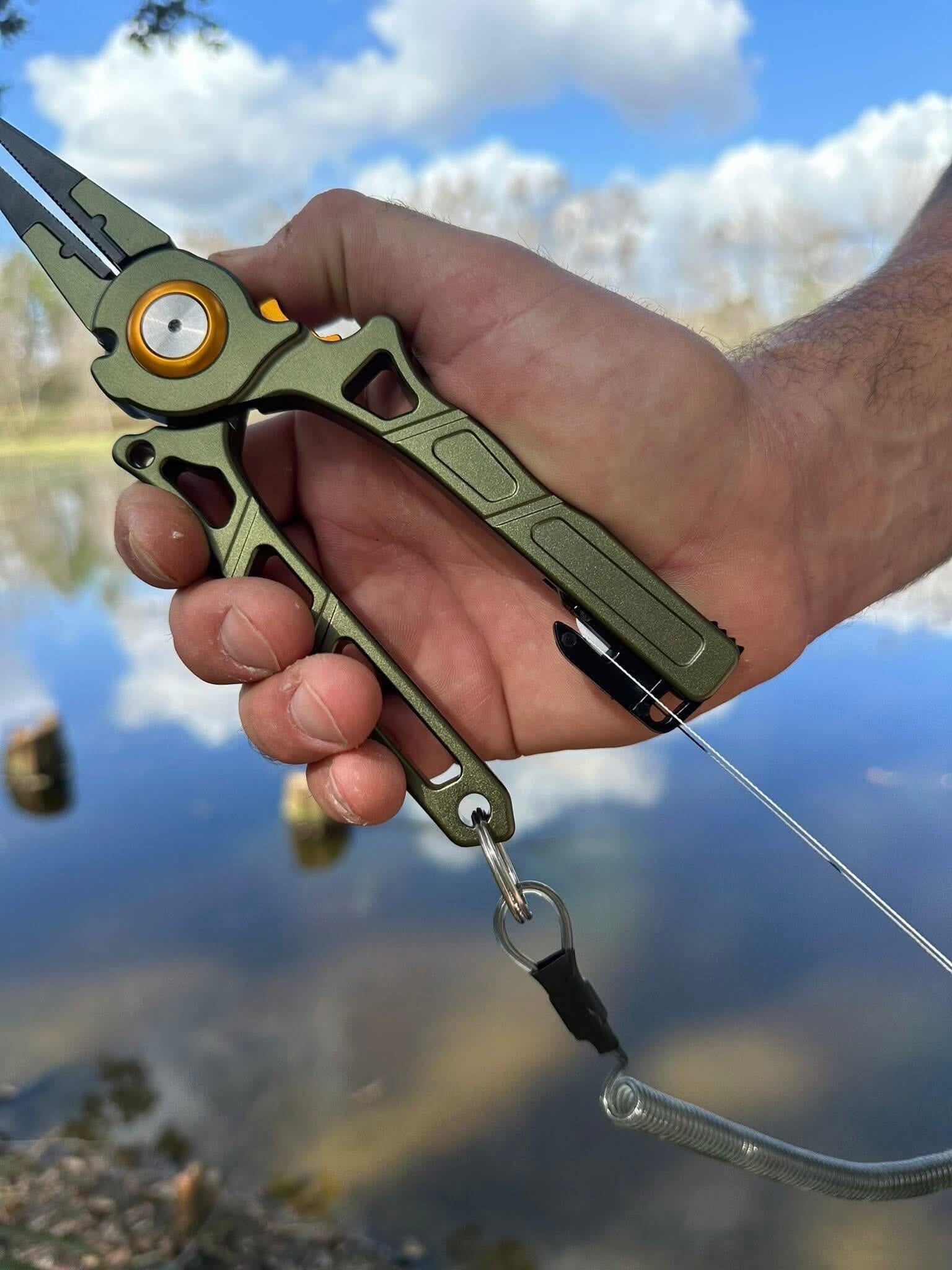 Line Cutterz™ Elite Fishing Pliers with Patented Ceramic Line Cutter