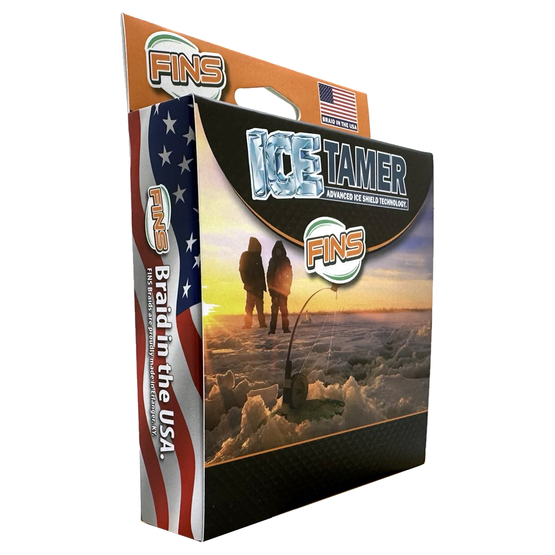Box side made in the usa  Icetamer Braid for Ice Fishing
