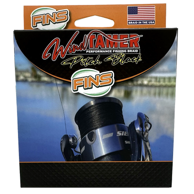 Windtamer Pitch Black Braided Fishing Line