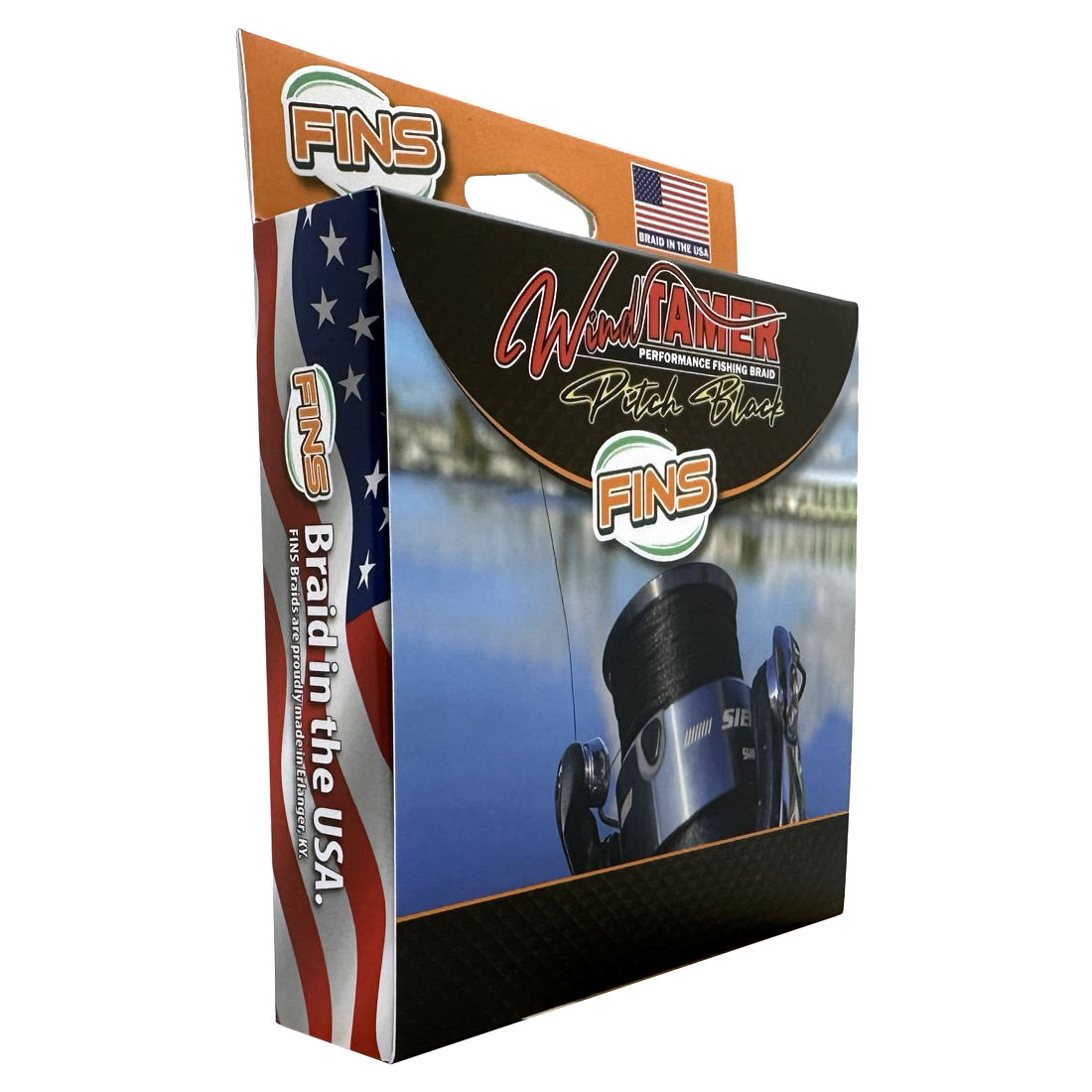 Windtamer Pitch Black Braided Fishing Line