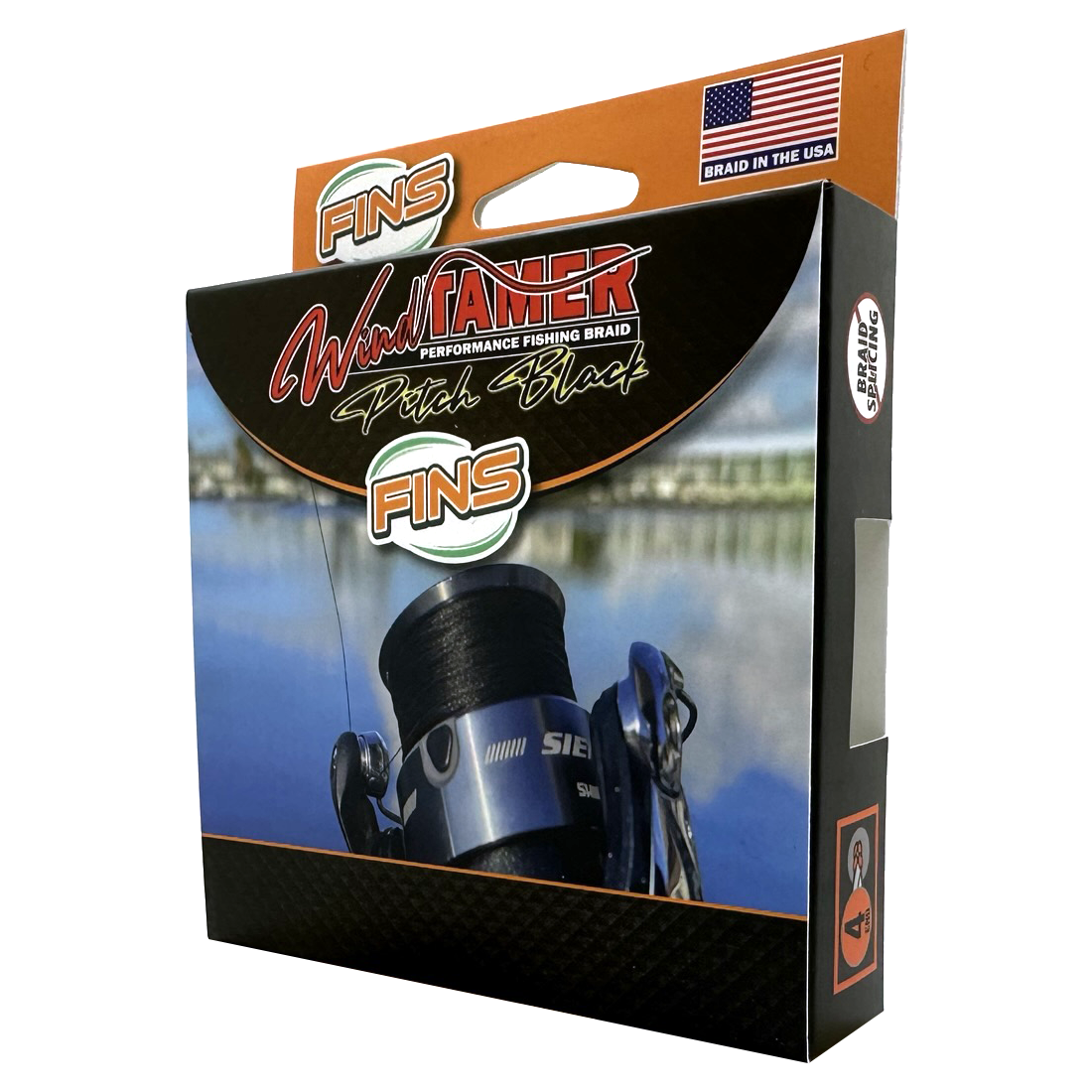 Windtamer Pitch Black Braided Fishing Line