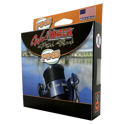 Windtamer Pitch Black Braided Fishing Line