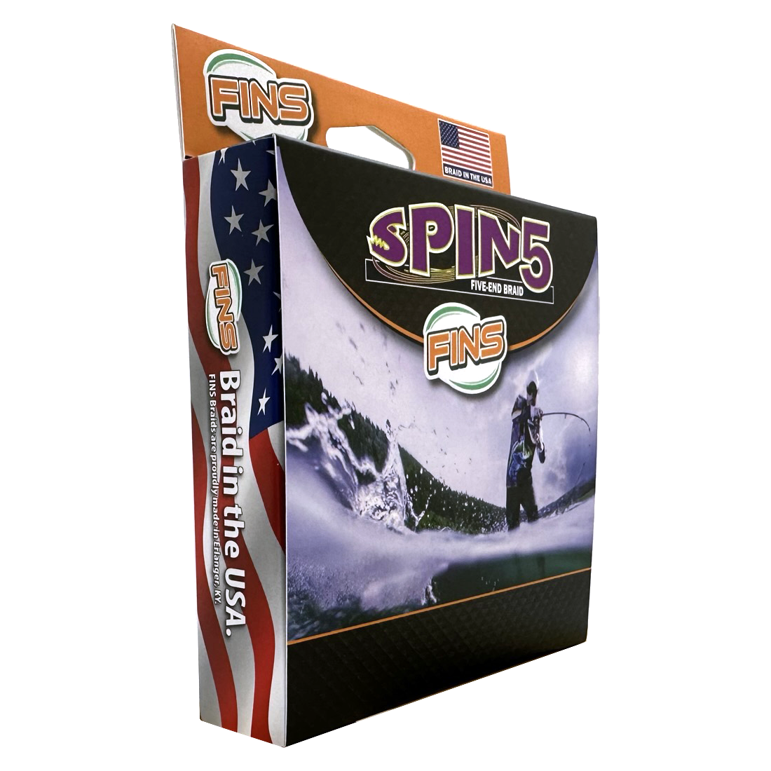 FINS Spin5 is constructed with a unique 5-end braid structure resulting in increased roundness over a 4-end braid pattern. Unlike inferior, stiff, imported braided lines, our FINS Spin5 has just the right amount of body that will ensure it pays off your reel smoothly and through guides without bounce for noticeably longer casts. 