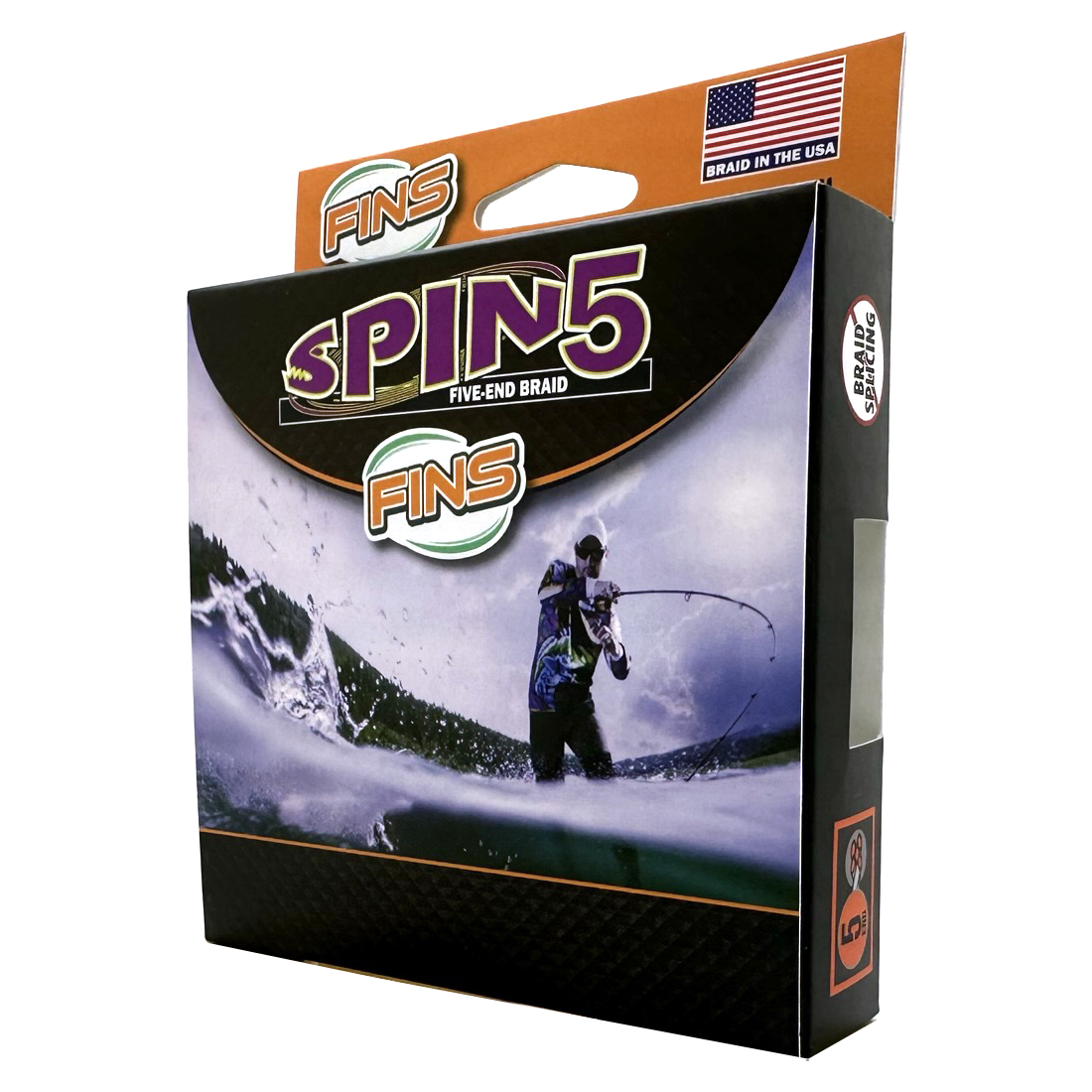FINS Spin5 is constructed with a unique 5-end braid structure resulting in increased roundness over a 4-end braid pattern. Unlike inferior, stiff, imported braided lines, our FINS Spin5 has just the right amount of body that will ensure it pays off your reel smoothly and through guides without bounce for noticeably longer casts. 
